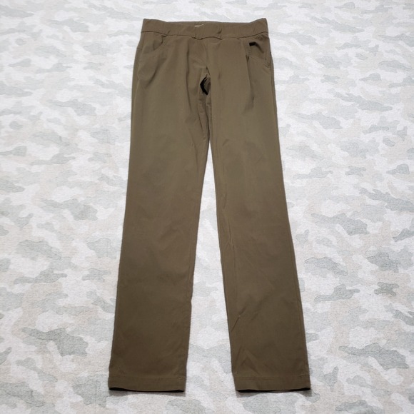 Columbia Pants Womens Medium Green Pockets Pull On Outdoors - Picture 1 of 11